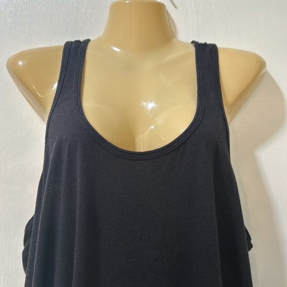 CARILOHA WOMEN BAMBO SLEEVELESS RACE-BACK TOP BLACK SIZE XL - Picture 2 of 11